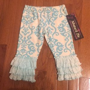 Mustard Pie ruffle bottom pants 3T